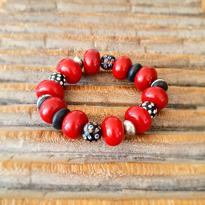 RED DOTS Schmuck Set