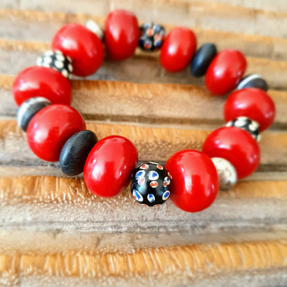 RED DOTS Schmuck Set