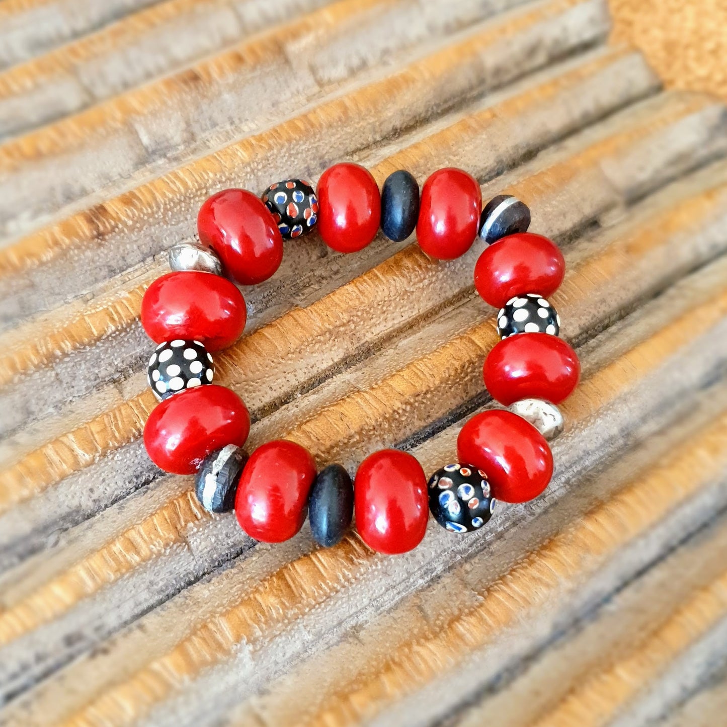 RED DOTS Schmuck Set