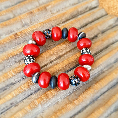 RED DOTS Schmuck Set