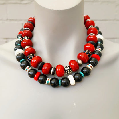 RED DOTS Schmuck Set