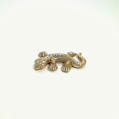 Y0470 | White metal gecko