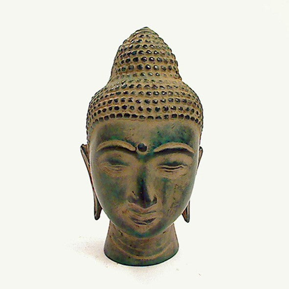 Y0521 | Buddhakopf aus Bronze