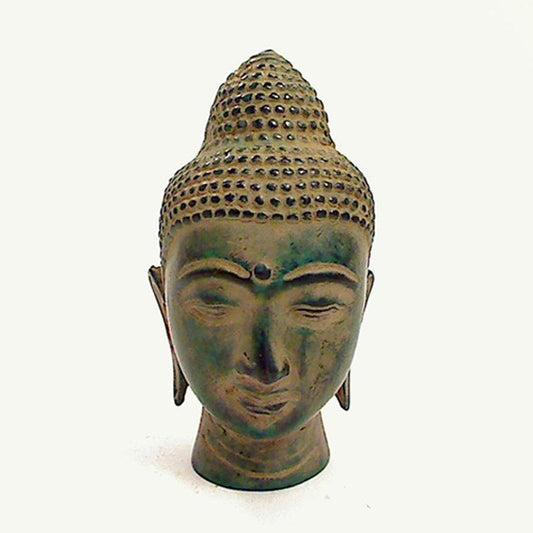 Y0521 | Buddhakopf aus Bronze