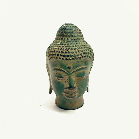 Y0544 | Buddhakopf aus Bronze